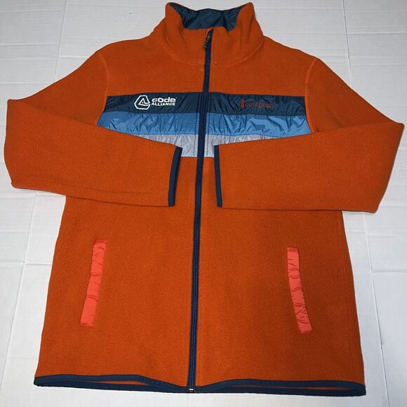 Cotopaxi Men's Teca Fleece Full-Zip Jacket Orange Color Size L Large Multicolor - Picture 3 of 7